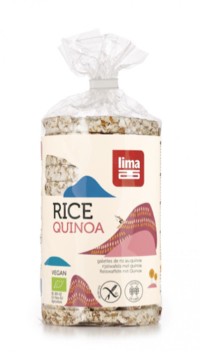 Lima Rijstwafels quinoa glutenvrij bio 100g